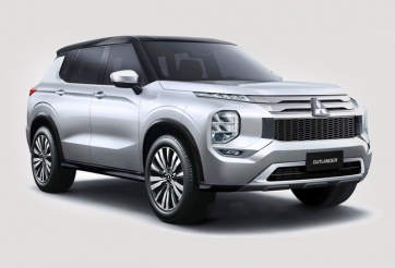 Mitsubishi Outlander 2021 hé lộ thiết kế mới táo bạo